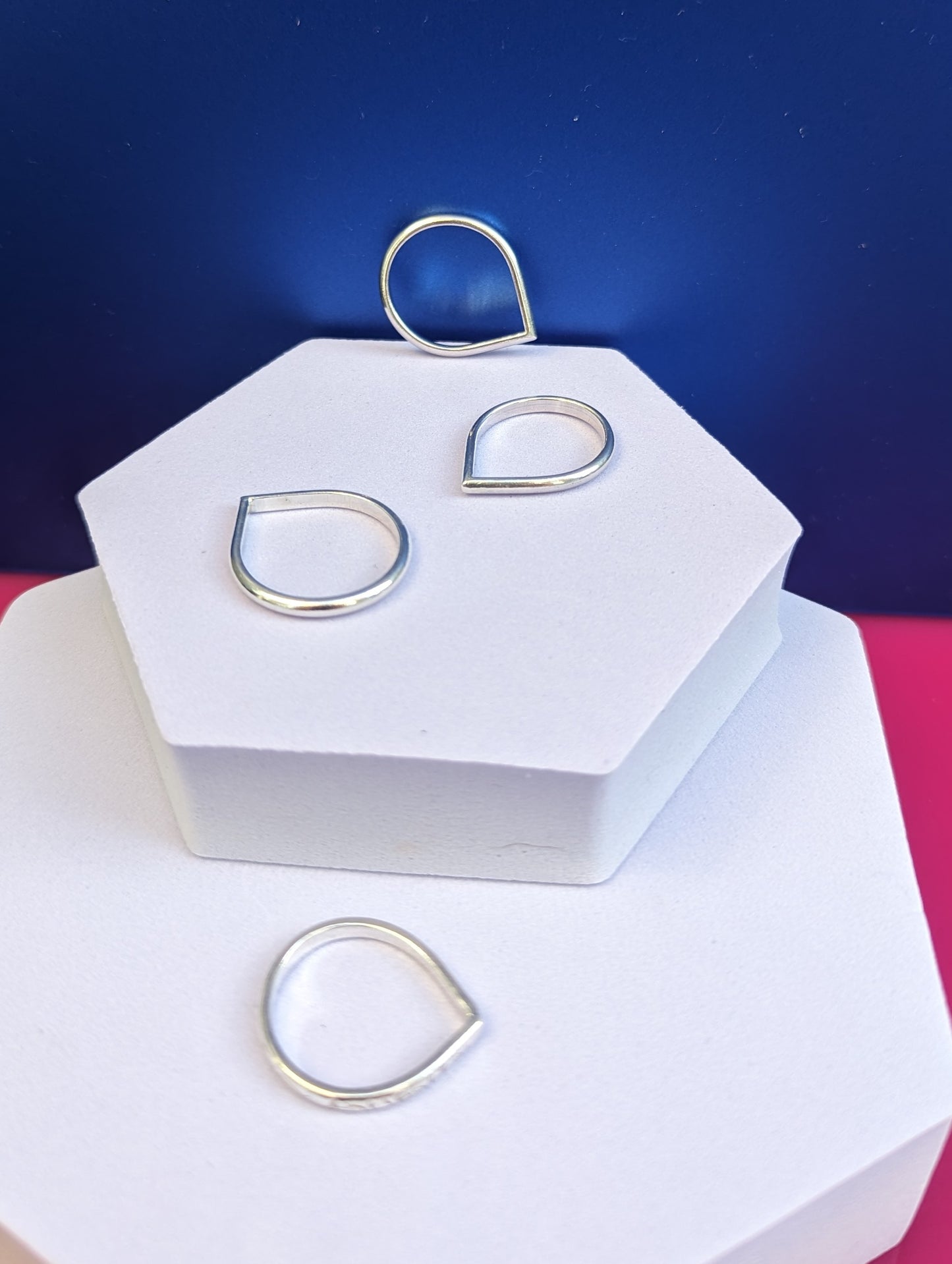 Goddess sterling silver rings