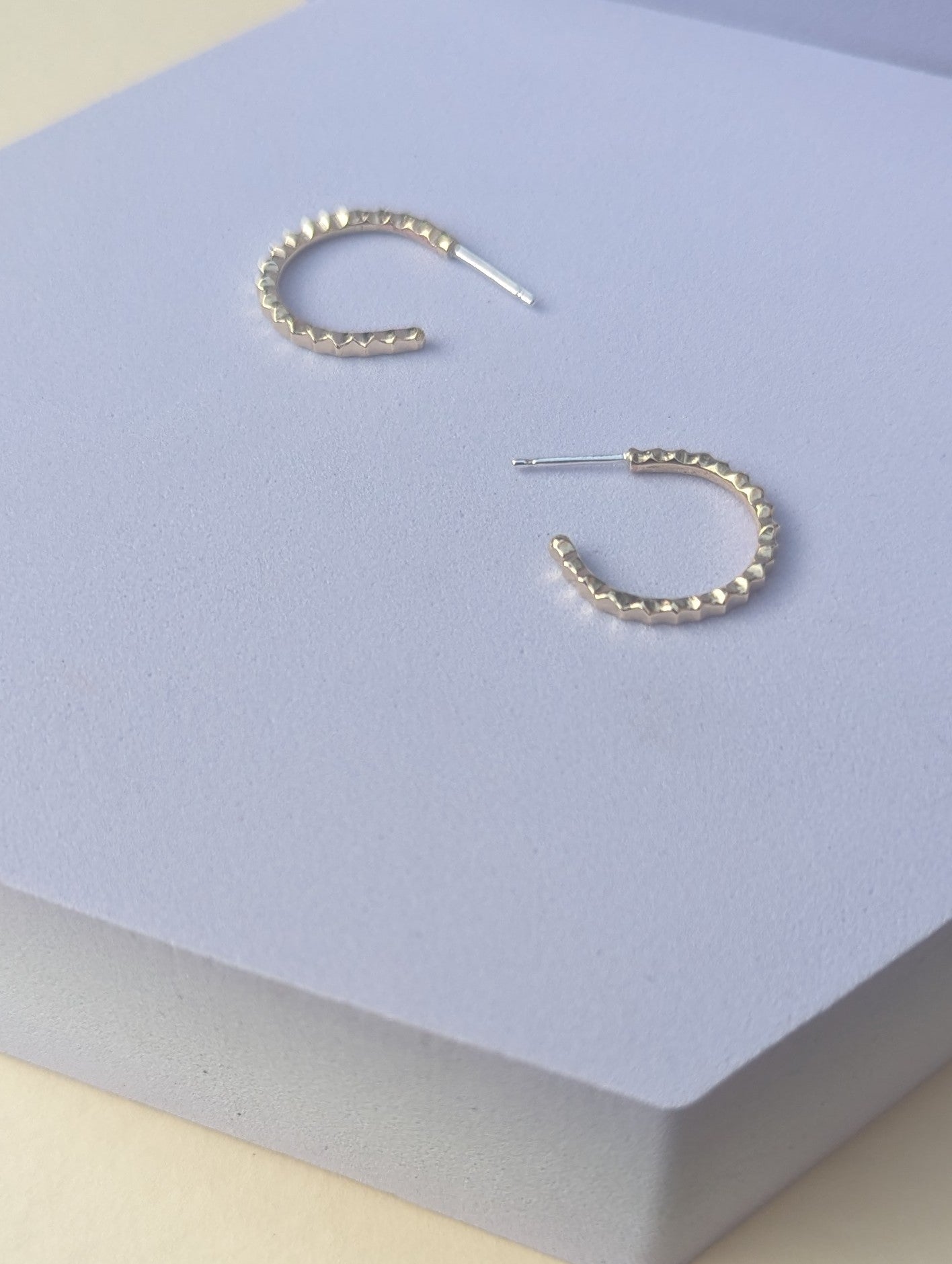 small Brass gold goddess Hoops
