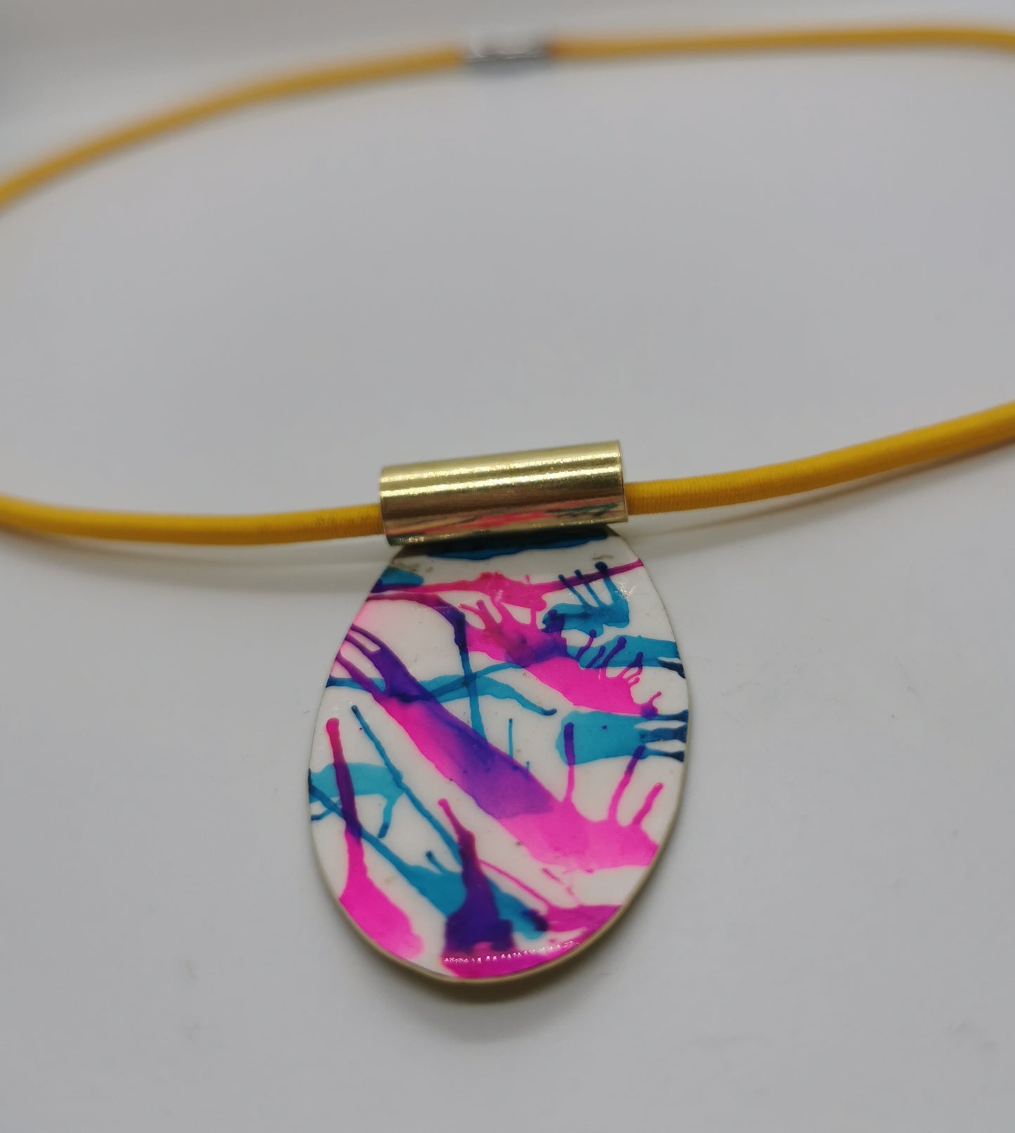 Colourful Abstract Necklace.