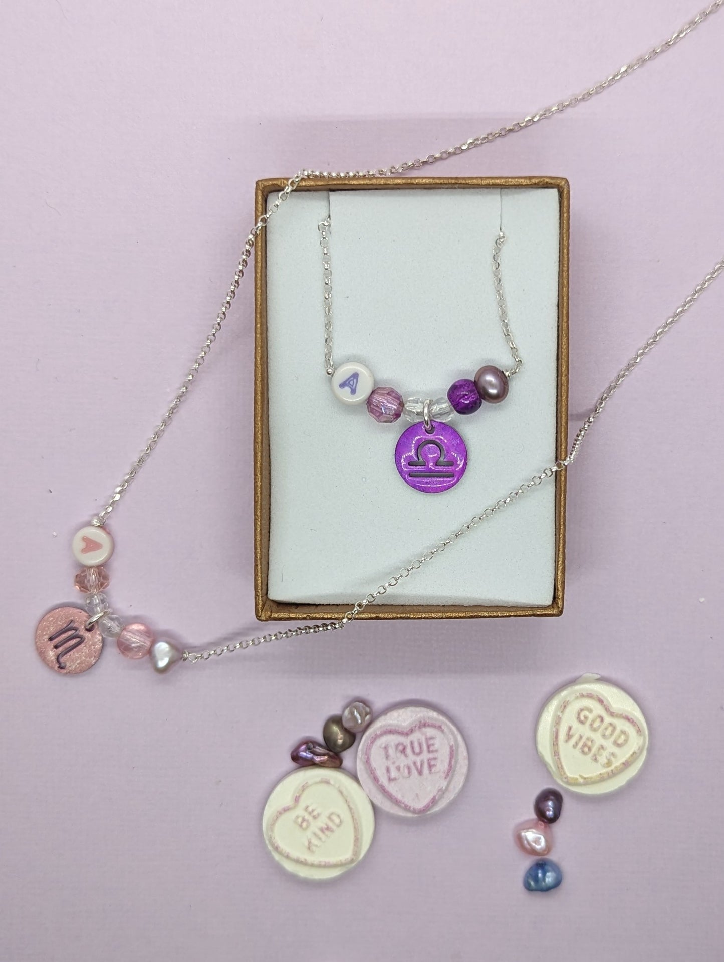 Star sign personalised necklaces 