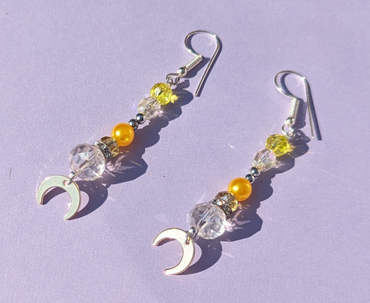 Yellow Suncatcher Earrings