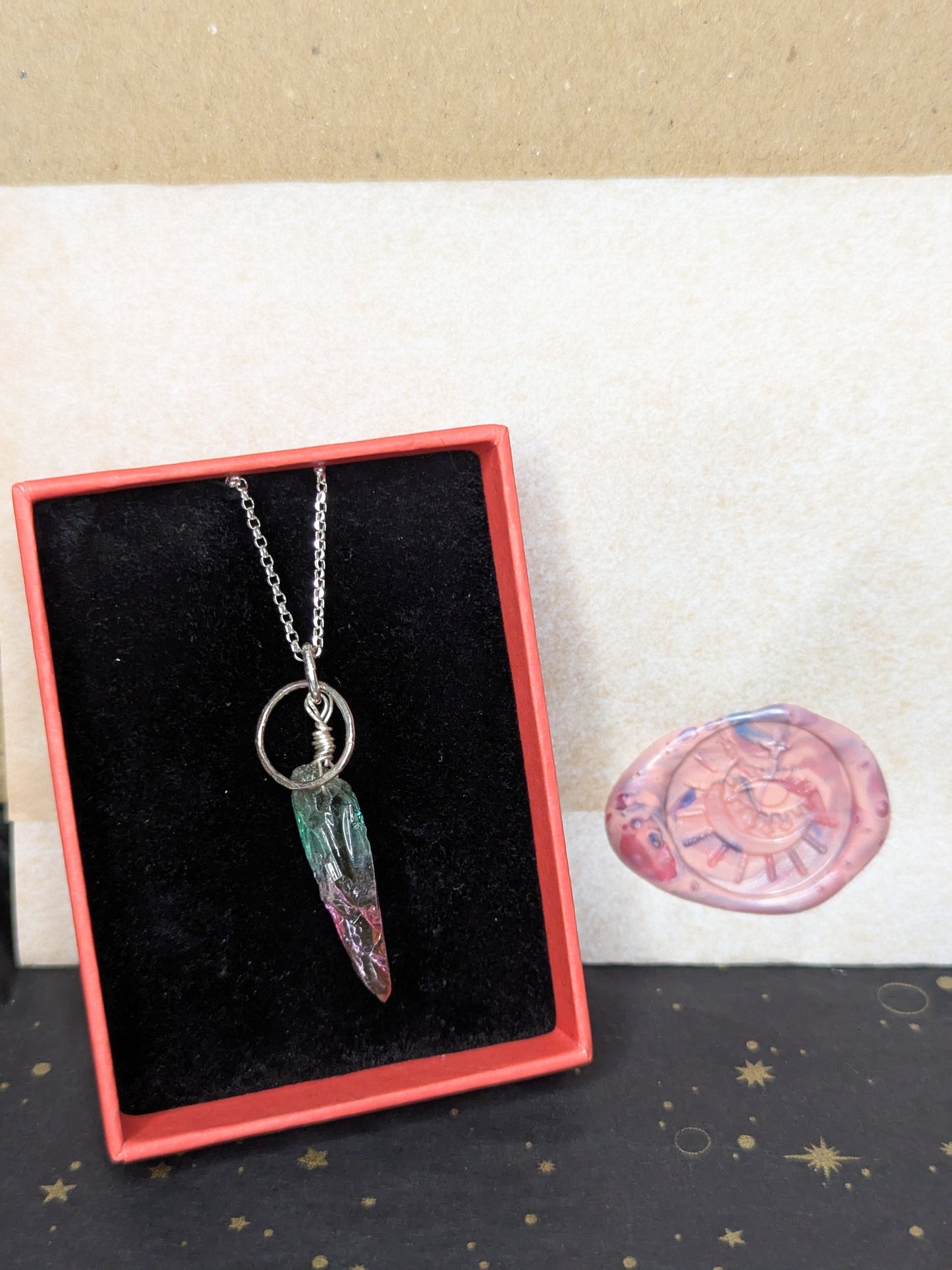 🔮 Love Thyself – Self-Love Ritual Kit with Watermelon and Pink Quartz Necklaces