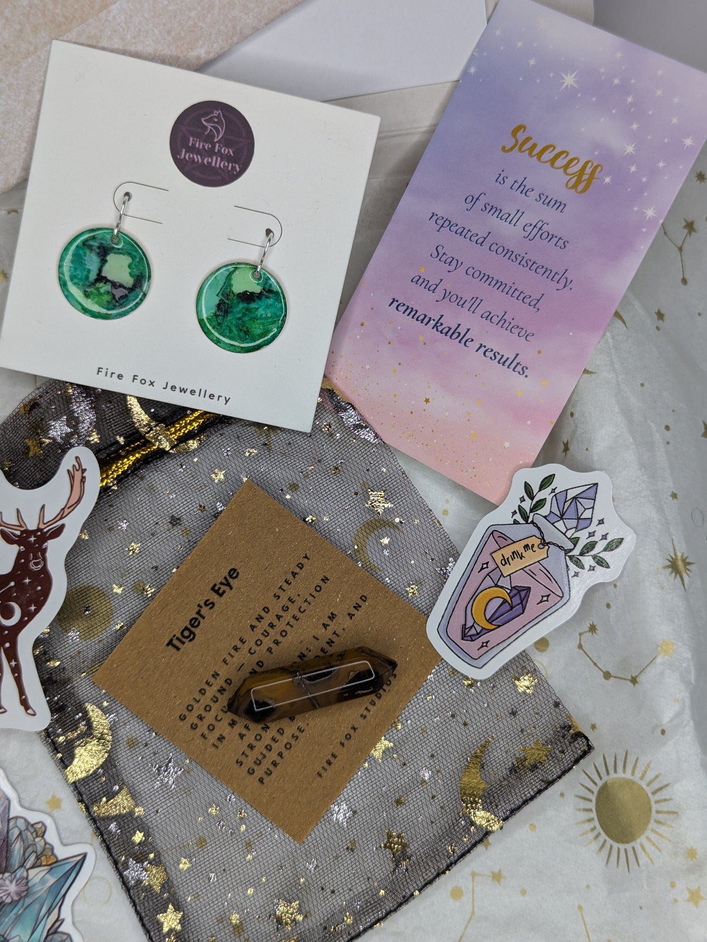 💚 Green Abundance Jewellery Ritual Set